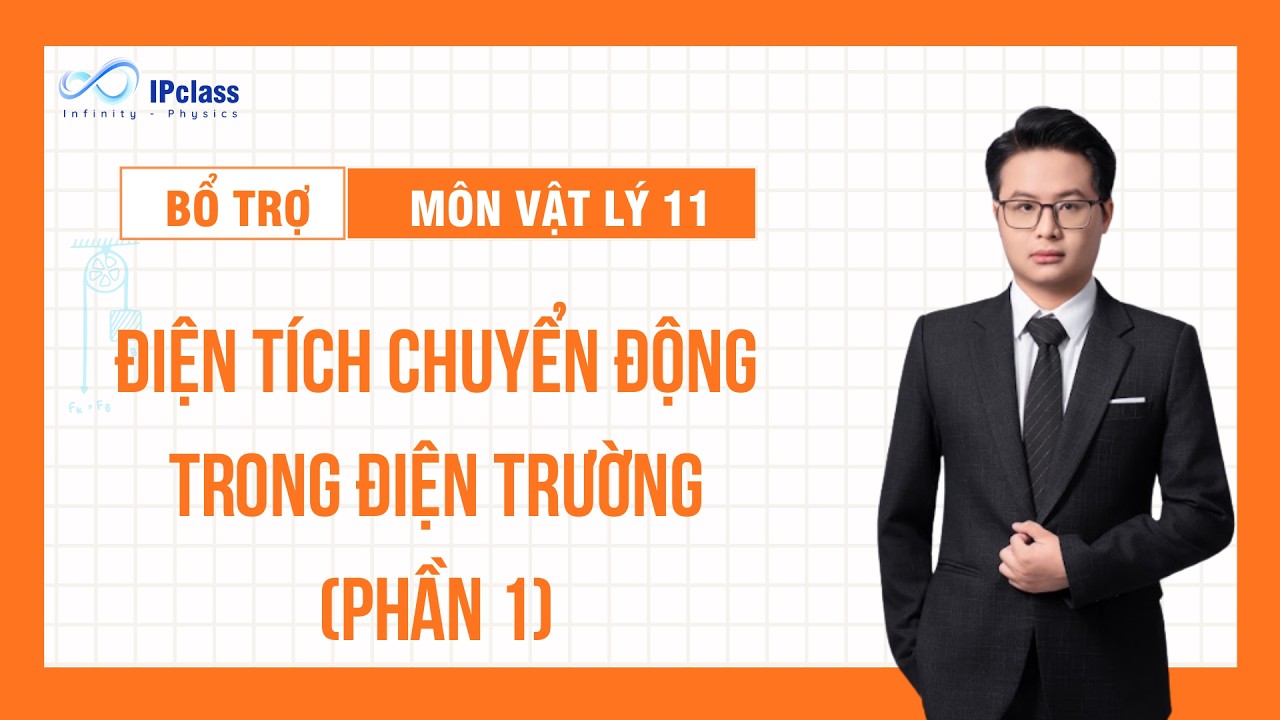 BỔ TRỢ  19.1: ĐIỆN TÍCH CHUYỂN ĐỘNG TRONG ĐIỆN TRƯỜNG | Khóa 2k9 - Vật lí 11 | IPclass