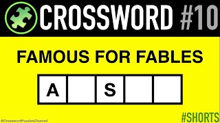 CROSSWORD PUZZLE #10 - GENERAL KNOWLEDGE TRIVIA PUB QUIZ WORD GAME