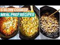 5 healthy slow cooker recipes  easy crockpot recipes perfect for meal prep