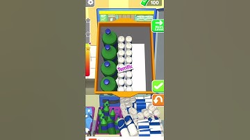 Fill The Fridge Mobile Game Gameplay #shorts #fridgeorganisation