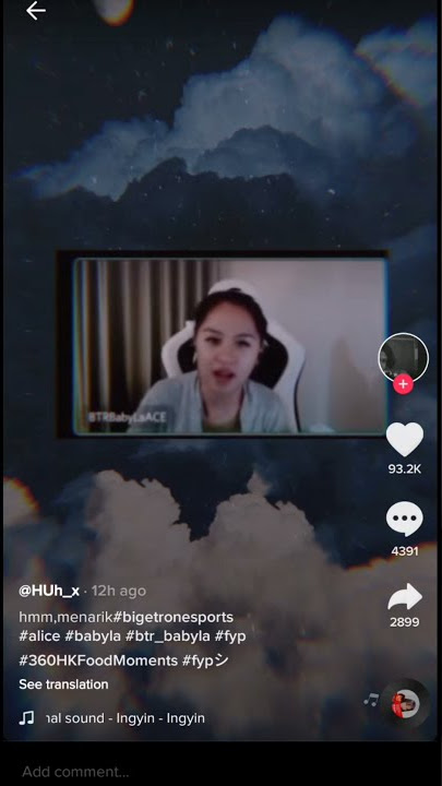 Babyla vs Alice. Alice sampai terharu komen di tiktok :'(
