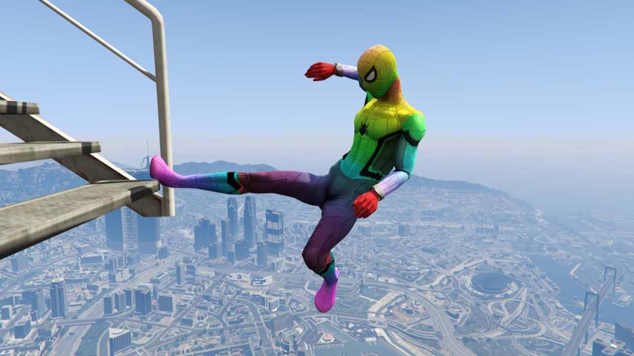 GTA 5 Epic Ragdolls/Spiderman Compilation (GTA V, Euphoria Physics ...