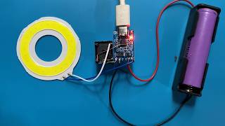 Automatic Emergency Light On-Off Circuit With Relay and tp4056 Auto Cut #diyprojects