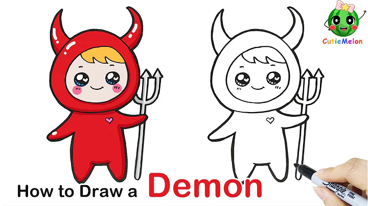 儿童简笔画万圣节恶魔 😈🎃How to Draw a Cute Demon Easy|Halloween Art|Easy Drawings for kids西瓜宝宝学画画学英语 - 天天要闻