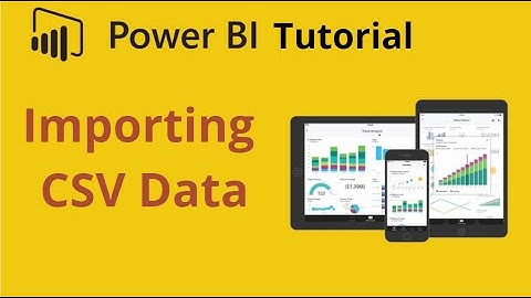 Importing CSV data inside power BI Desktop