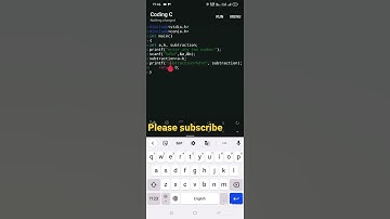basic subtraction program in C#shorts