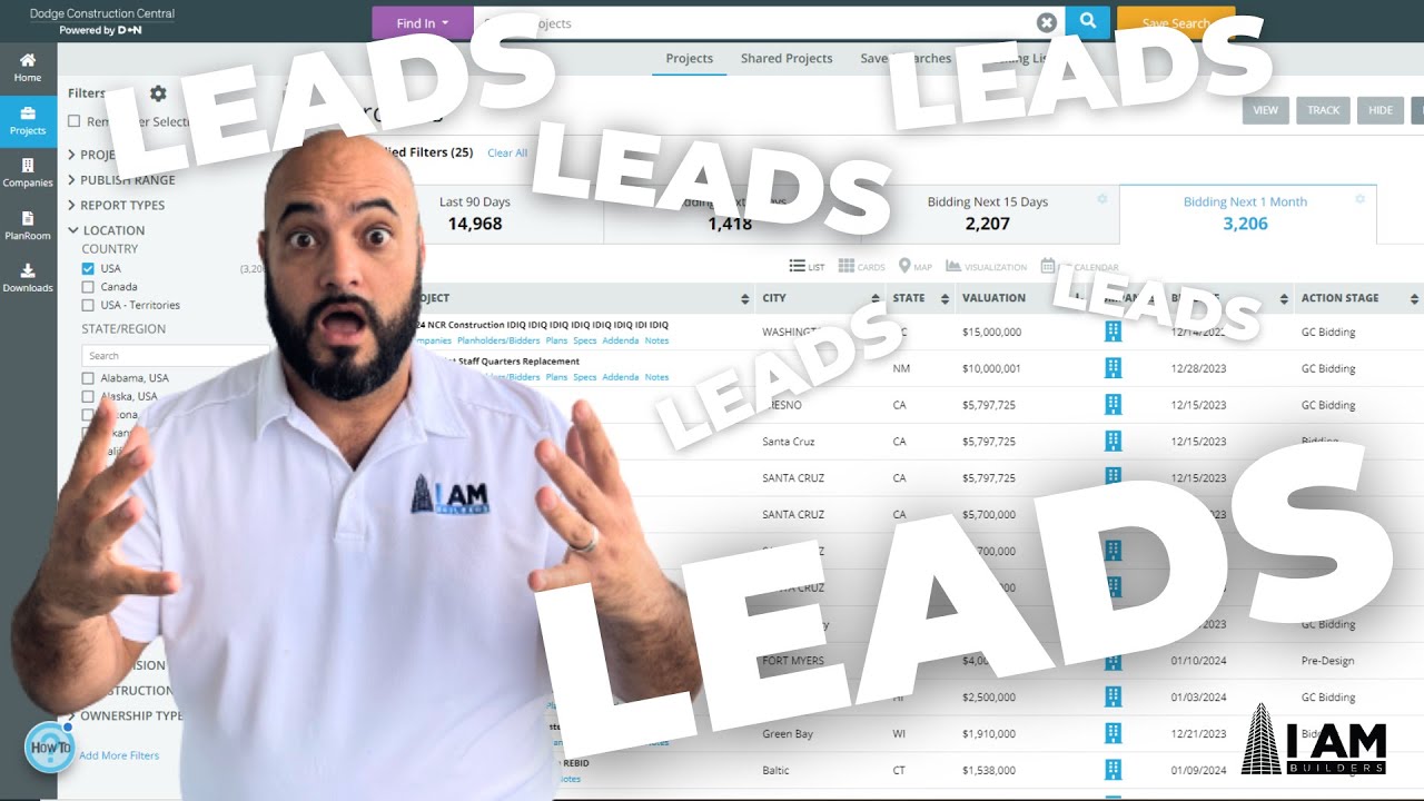 INSTANT Commercial Construction Leads YouTube