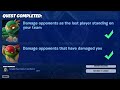 Damage opponents that have damaged you (Damage opponents as the last player standing on your team)