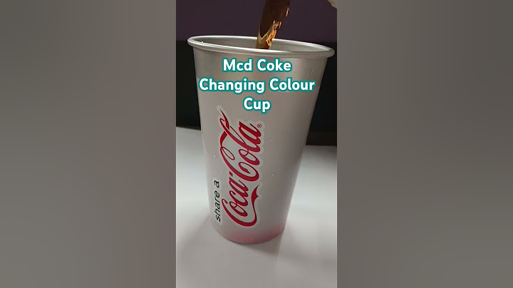 MCD COKE COLOUR CHANGING CUP #MCD #CUP #CHANGING #COLOUR #COKE #ICE #FREE #PRETTY #RED #AMZING