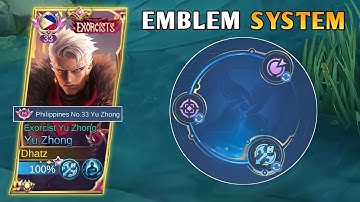 WTF DAMAGE! NEW EMBLEM SYSTEM FOR YU ZHONG SHOTGUN 1 HIT BUILD!! | YU ZHONG EMBLEM SET 2023 - MLBB