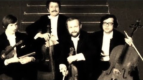 Mozart String Quartet No.21 in D major K.575,  Alban Berg Quartet 1976