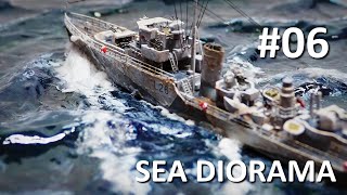 #06 SEA DIORAMA  1:700 scale, painted with a brush