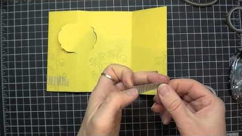 Label Card Thinlits Die: Tricks for 3 panel flip flop cards
