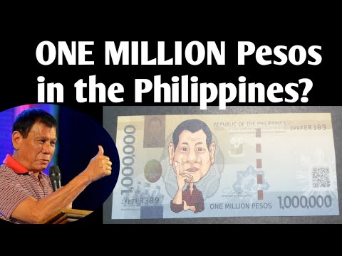 One Million Peso Bill In The Philipes  One Million Peso Bill In The Philipes