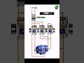 Star delta motor starter power connection with diagram, #electrical #shortvideo #youtubeshorts