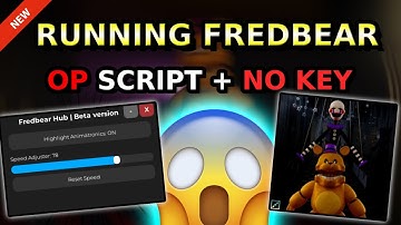 *NEW* RUNNING FREDBEAR OP Script ( ANIMATRONICS ESP, SPEED HACK, JUMP HACK & MORE ) 2025