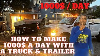 How to make 1000$ a Day with a Truck 🛻 💰