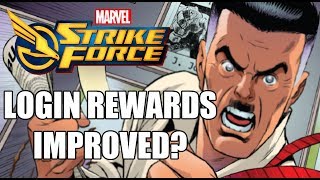 Login Rewards Improved? (02/08/18) - Marvel Strike Force
