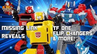 Missing Link Bumblebee and Cliffjumper Revealed! TF One Merch!