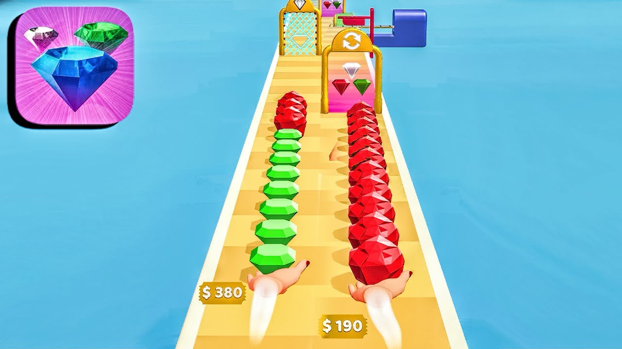 Gem Stack 3D - All Levels Gameplay Android,ios (Levels 11-12) - YouTube