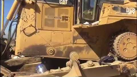 Dozer D6R Bore welding and line boring