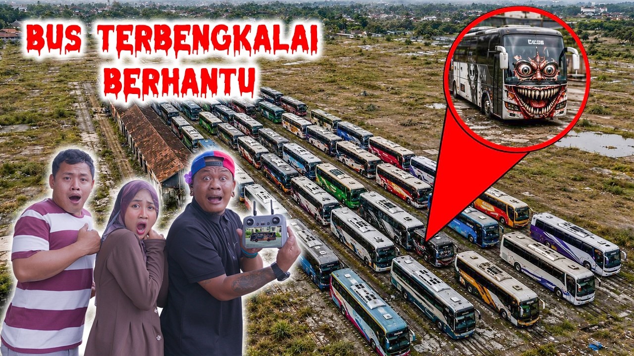 DRONE MENEMUKAN BUS BERHANTU TERBENGKALAI SELAMA BELASAN TAHUN, WARGA PANIK!!!