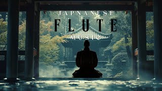 Peaceful Rain with Temple Zen Gate - Relax, Sleep Deeply with Japanese Flute Music