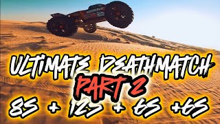 UAE Desert RC Jumping. Epic Scenery Epic Sends! Kraton 6s | EXB Sledge | Kraton 12s