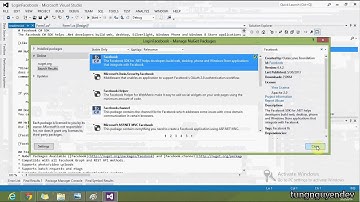 How To Login Facebook C# Facebook SDK
