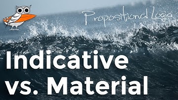 Is the indicative conditional the same as the material conditional?