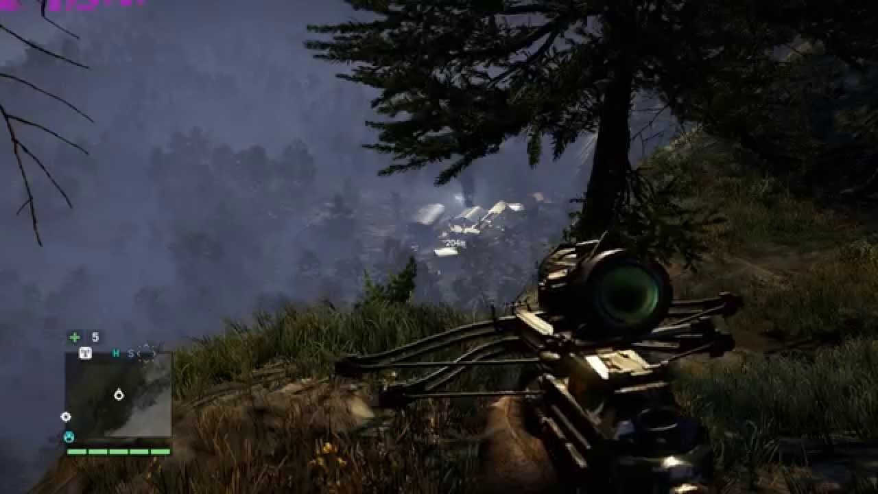 Far Cry 4 Longest Auto Cross Headshot 200 Metres YouTube