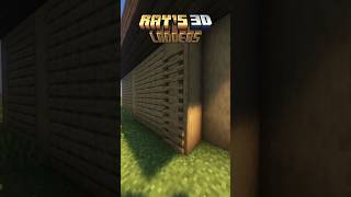 Ray's 3D Ladders - Minecraft Java #minecraft #minecraftshorts
