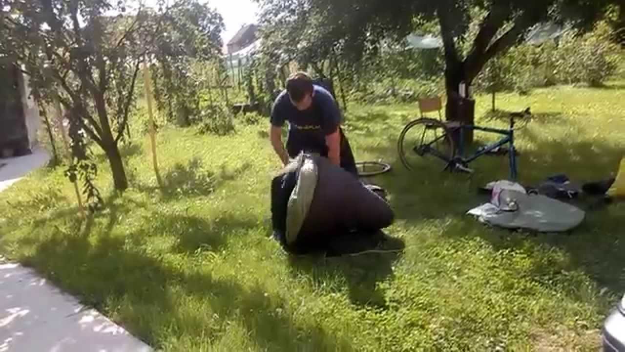 Gelert Quickpitch ss XL pitch and packing. YouTube