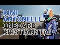 Kz onboard kimi antonelli in kristianstad for the fia world championship