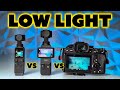 DJI Pocket 3 Low Light Test VS Pocket 2 VS Full Frame Camera