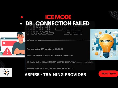 SOLUTION : ICE FRAMEWORK - DB-DATABASE CONNECTION FAILED - PART-II