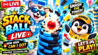 ⚡ STACK BALL LIVE 🔥 | ULTIMATE CHALLENGE 😱🔥 Don’t Miss This! #VerticalLiveFeed #LiveGaming #usa Update