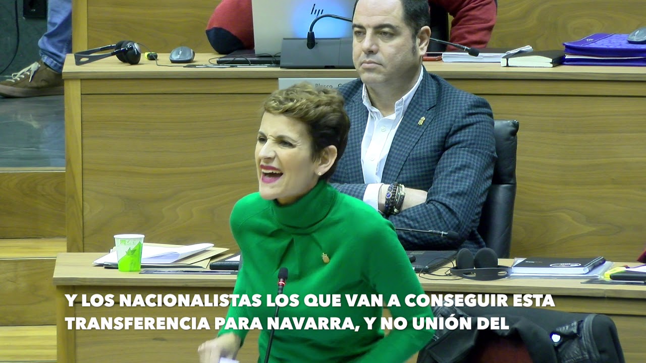 María Chivite responde a UPN sobre la Transferencia de Tráfico