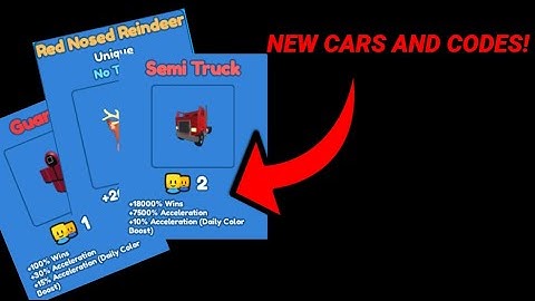 NEW Cars, Rebirth Shop Update, Codes, And More! (Race Clicker) [Roblox]