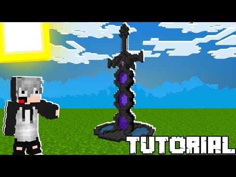 MINECRAFT: how to build a nether sword portal!! #tutorial