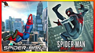 Spider-Man: Miles Morales Vs Amazing Spider-Man 2 | Swinging Comparison | fanmade vs official