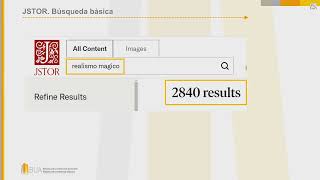 Base de datos JSTOR