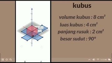 membuat bangun ruang sisi datar menggunakan aplikasi GEOGEBRA