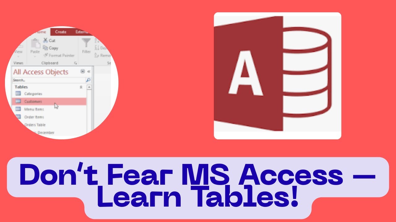 Master MS Access: How to Create Tables Like a Pro! - YouTube