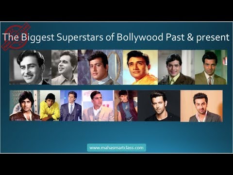 Biggest Superstars of Bollywood Past 