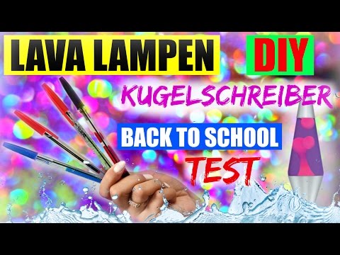 DIY TEST | LAVA LAMPE KUGELSCHREIBER | Back to School | SofiaBeautyCafe