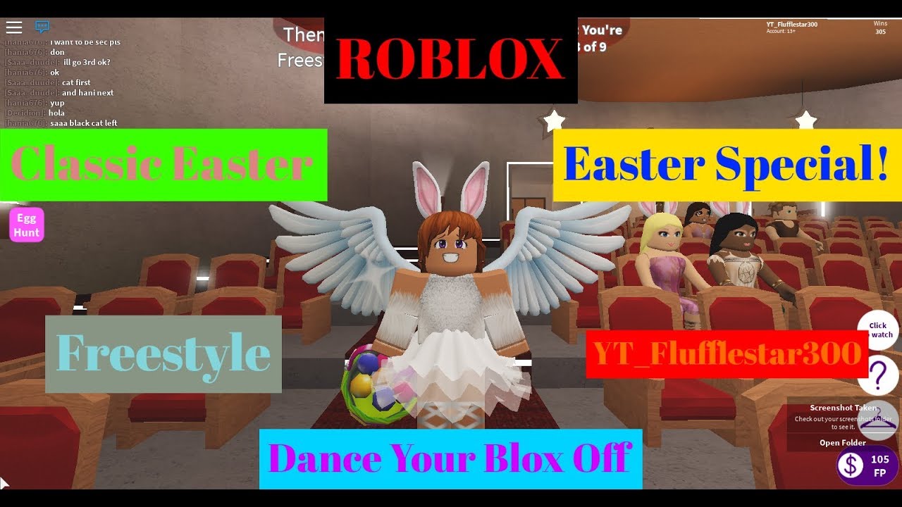 Roblox Dance Your Blox Off Classic Easter Freestyle Youtube - roblox egg hunt dance your blox off