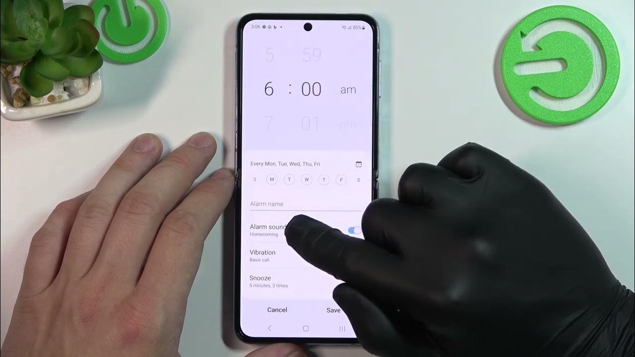 How to Change Alarm Sound on Samsung Galaxy Z Flip4 Customize Alarm