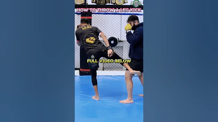 World Champ Teaches Leg Kick Basics | #tutorial #mma #muaythai