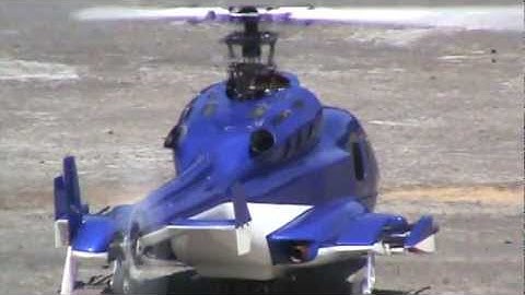 ALIGN T-REX 500 - BELL 222 FUSELAGE SETTING FLIGHT - ULISES SANDOVAL